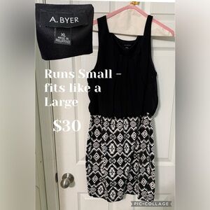 Black and White Dress